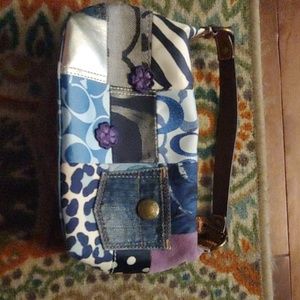Denim Coach Purse
